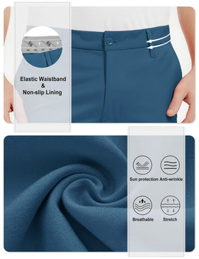 Bakery UV-protected golf pants blue with UPF50+ for sunny days