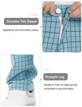 Bakery men's stretch golf pants UPF50+ protection for sunny rounds