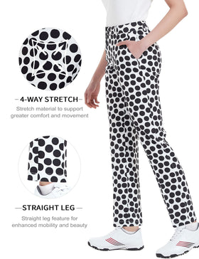 Bakery women's golf pants breathable quick-dry fabric for all-day comfort.