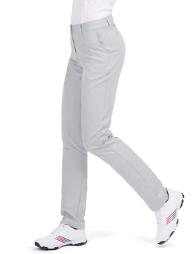 Bakery golf pants front pockets close-up showing secure storage