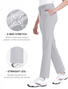 Bakery Women's Golf Pants with multiple pockets for tees, keys, and essentials.