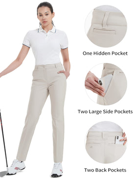Bakery women's golf pants pocket detail with ample storage for essentials
