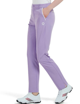 Bakery golf pants with six pockets for tees and accessories during play.