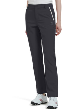Bakery women's golf pants back bonded pocket for secure storage.