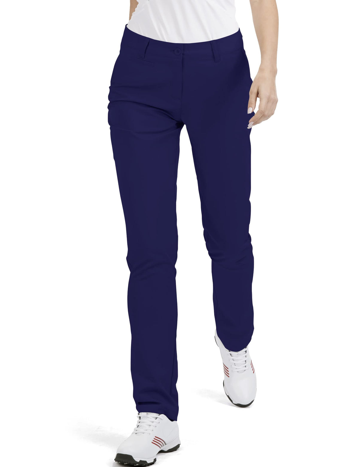 Bakery women's golf pants with stretch-straight-leg for flexible swing and all-day comfort.