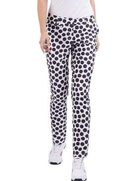 Bakery Women's Golf Pants with stretch-straight fabric for full swing comfort.