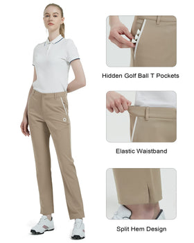 Bakery women's golf pants provide UPF 50+ sun protection on sunny days