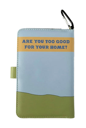 Balanced Co. scorecard holder showing pencil clip and tees for easy on-course setup.