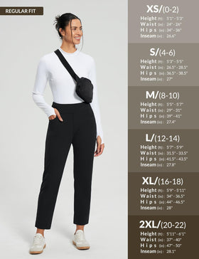 Baleaf black fleece-lined pants offer comfort for everyday wear