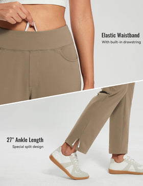 Baleaf high-waist belt with internal drawstring for a customizable fit.
