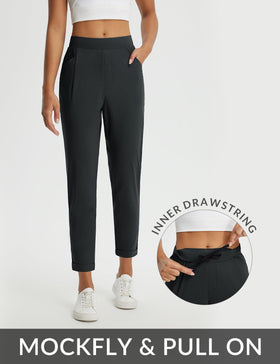 Baleaf travel-friendly pants ideal for flights and long days on the go.
