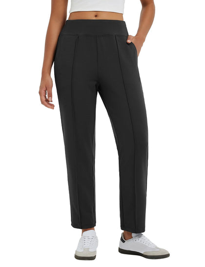 Baleaf travel pants with ultra-stretch fabric offer flexible movement for travel days.