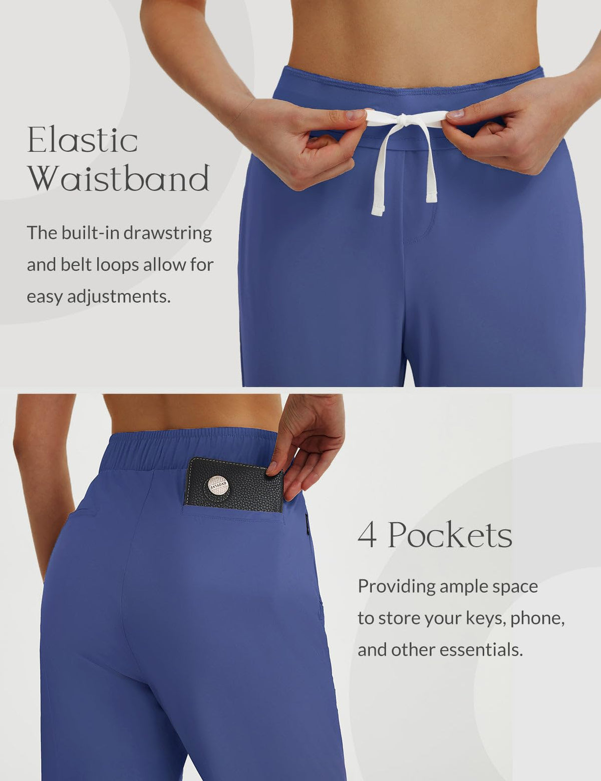 Baleaf capris with four-way stretch enabling dynamic movement during sport