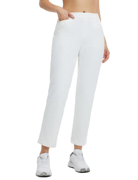 Baleaf fleece-lined golf pants with front pockets for secure phone storage during play