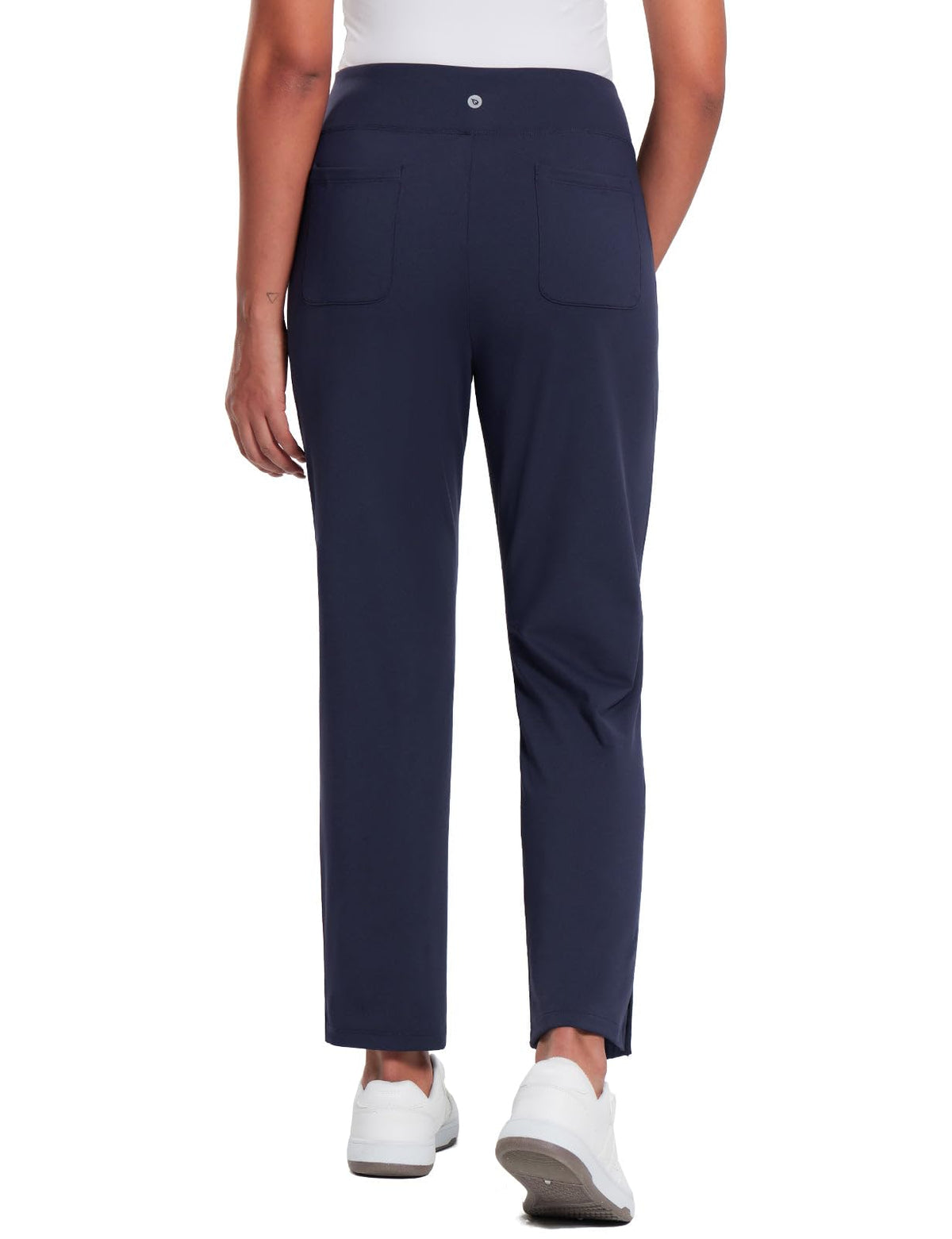 Baleaf women's fleece-lined pants fabric closeup highlighting soft interior warmth