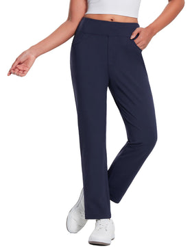 Baleaf women's fleece-lined pants main view showing cozy warmth for cold days