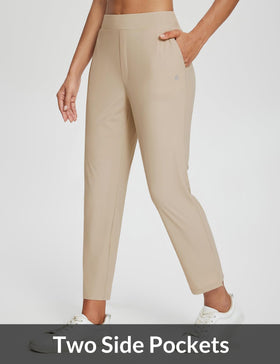 Baleaf petite fit pants ideal for travel and office wear.
