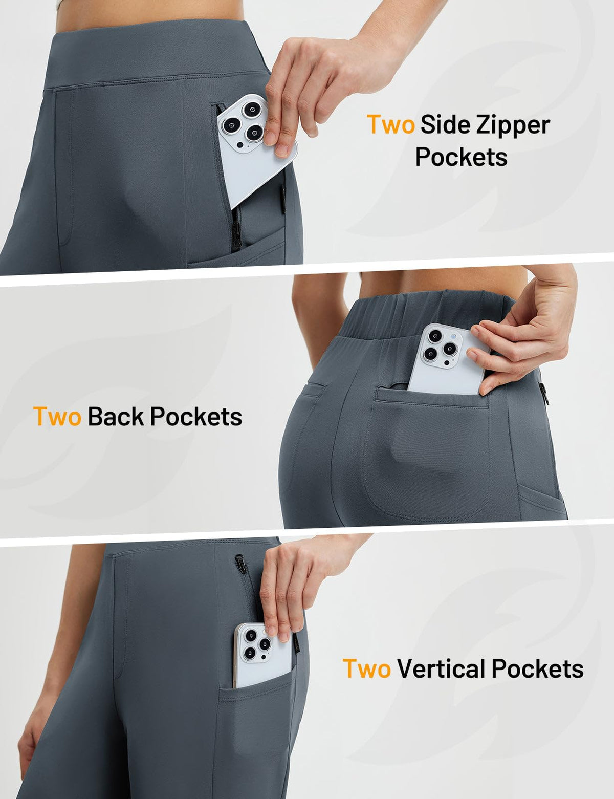 Baleaf 7/8 ankle-length pants highlighting leg-slimming silhouette