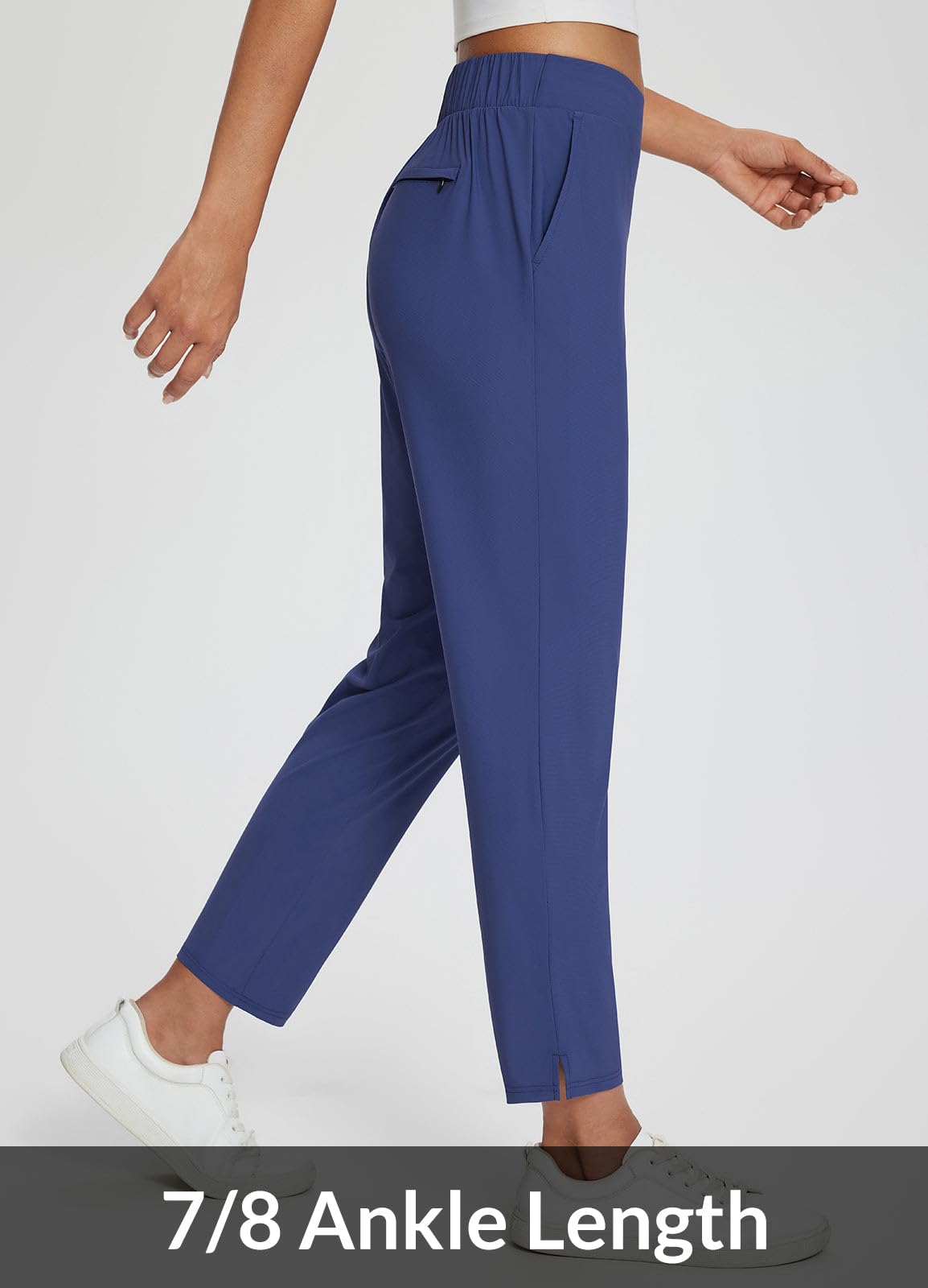 Baleaf back zipper pockets keep valuables secure during work or travel