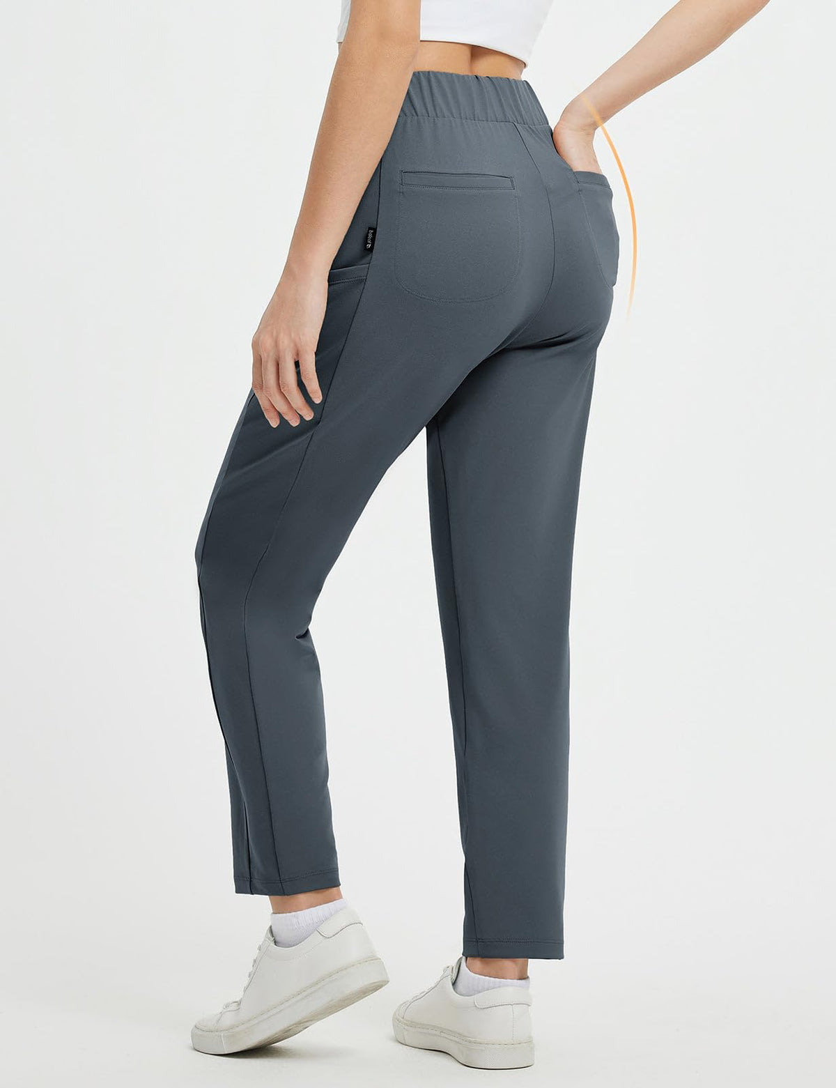 Baleaf built-in drawstring and elastic back waist adapts fit across sizes