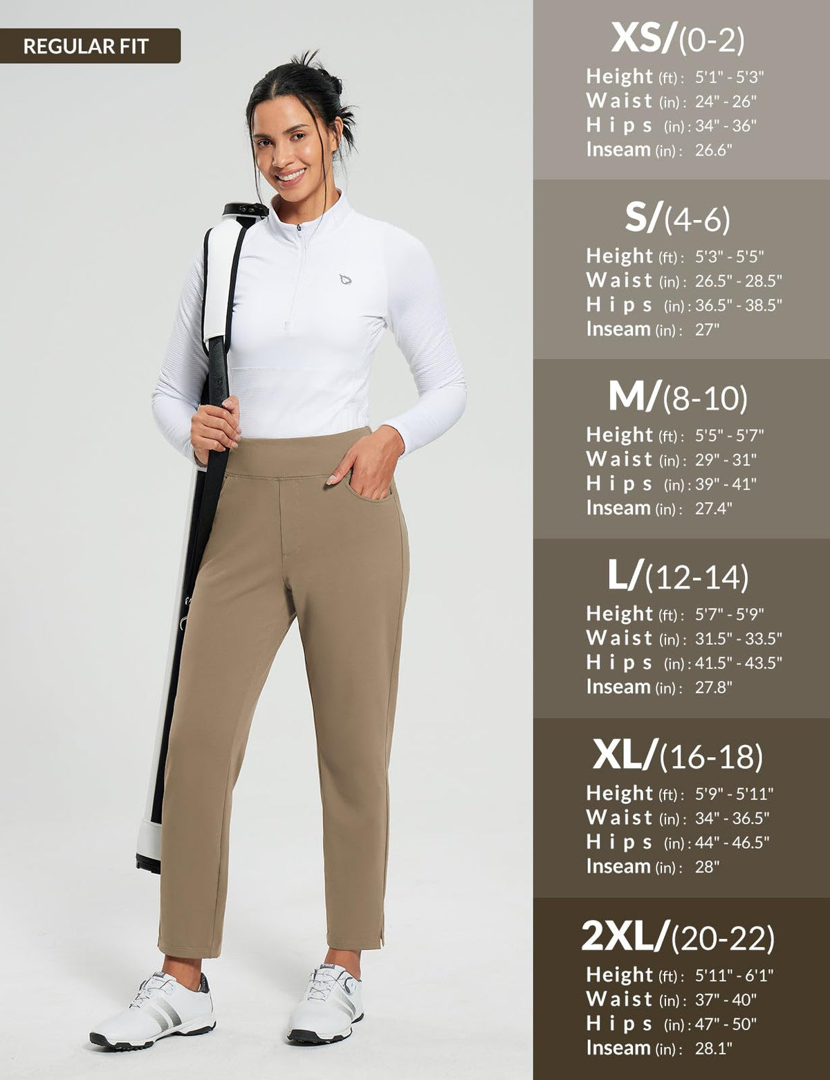Baleaf women's pocketed pants ideal for outdoor activities in cool weather.