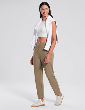 Baleaf stretch pants with regular fit and hidden drawstring for secure comfort.