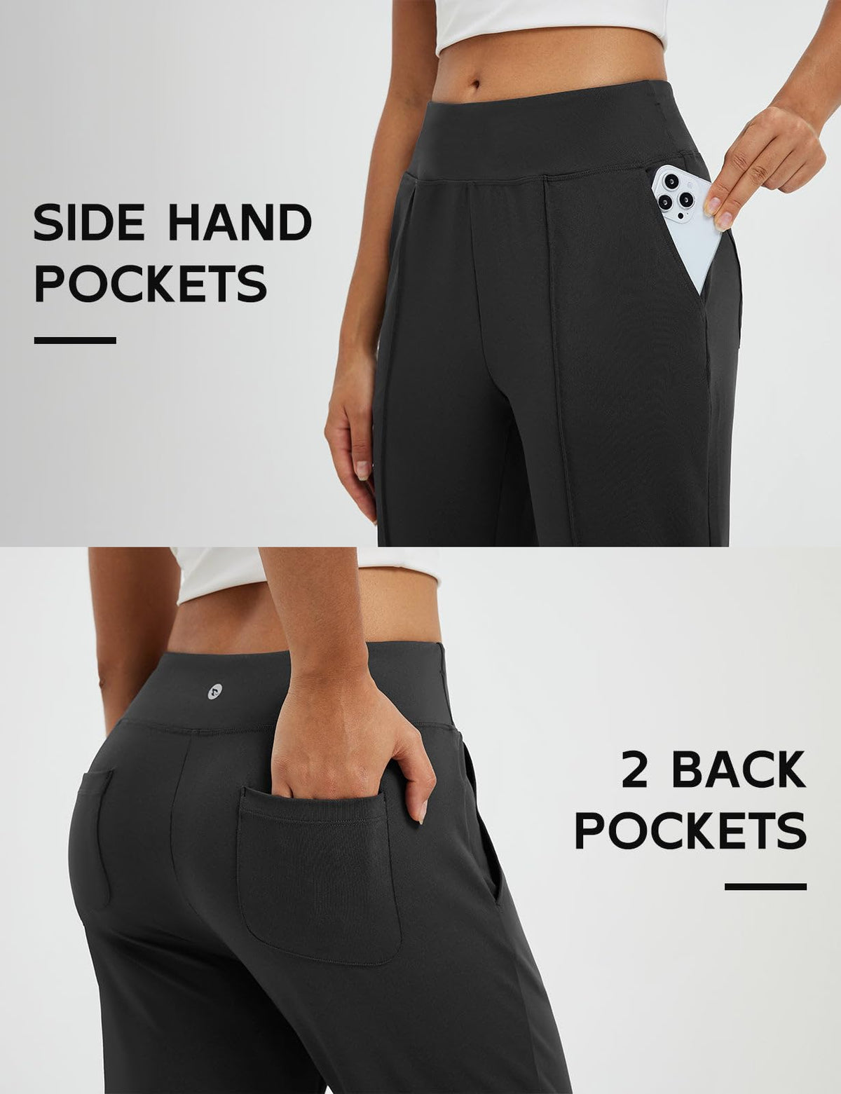Baleaf back pocket securely stores keys during activities