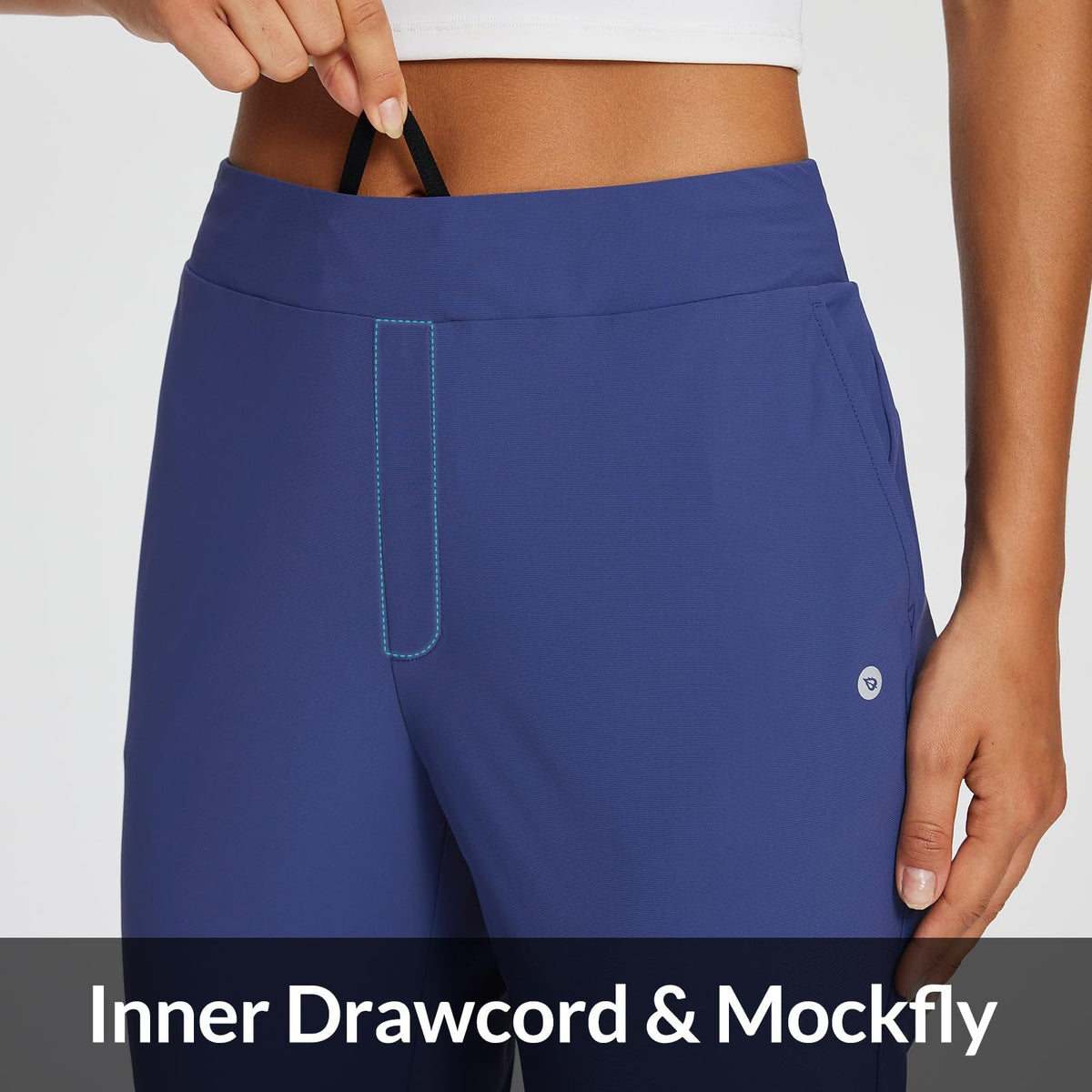 baleaf women's travel pants back pockets with zipper for valuables
