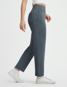 Baleaf travel pants showing zippered thigh pockets for valuables