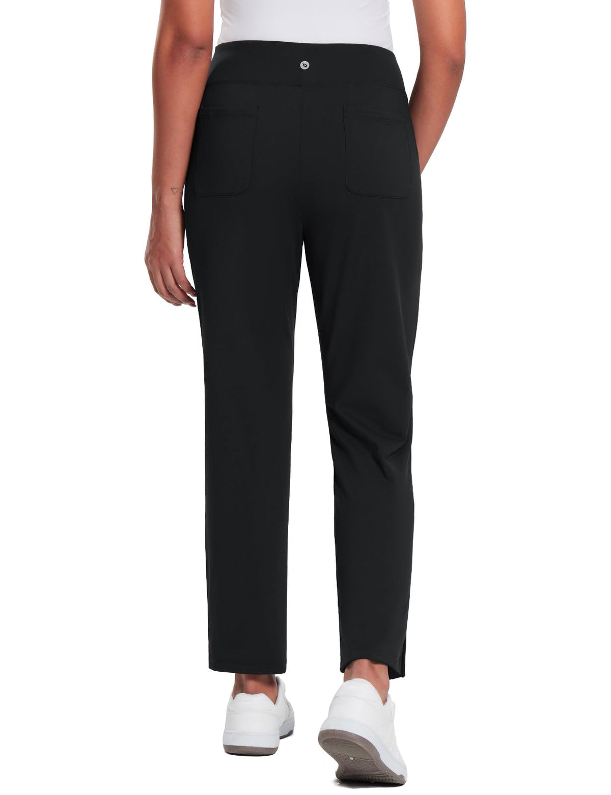 Baleaf women's winter pants back view highlights four-pocket design.