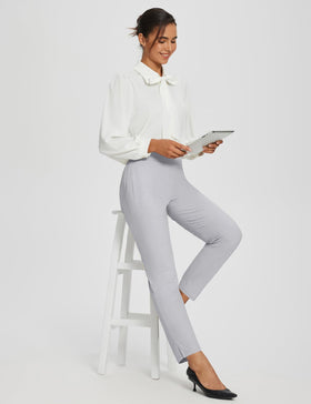 Baleaf stretch pants with elastic waistband and drawcord for secure, comfortable fit