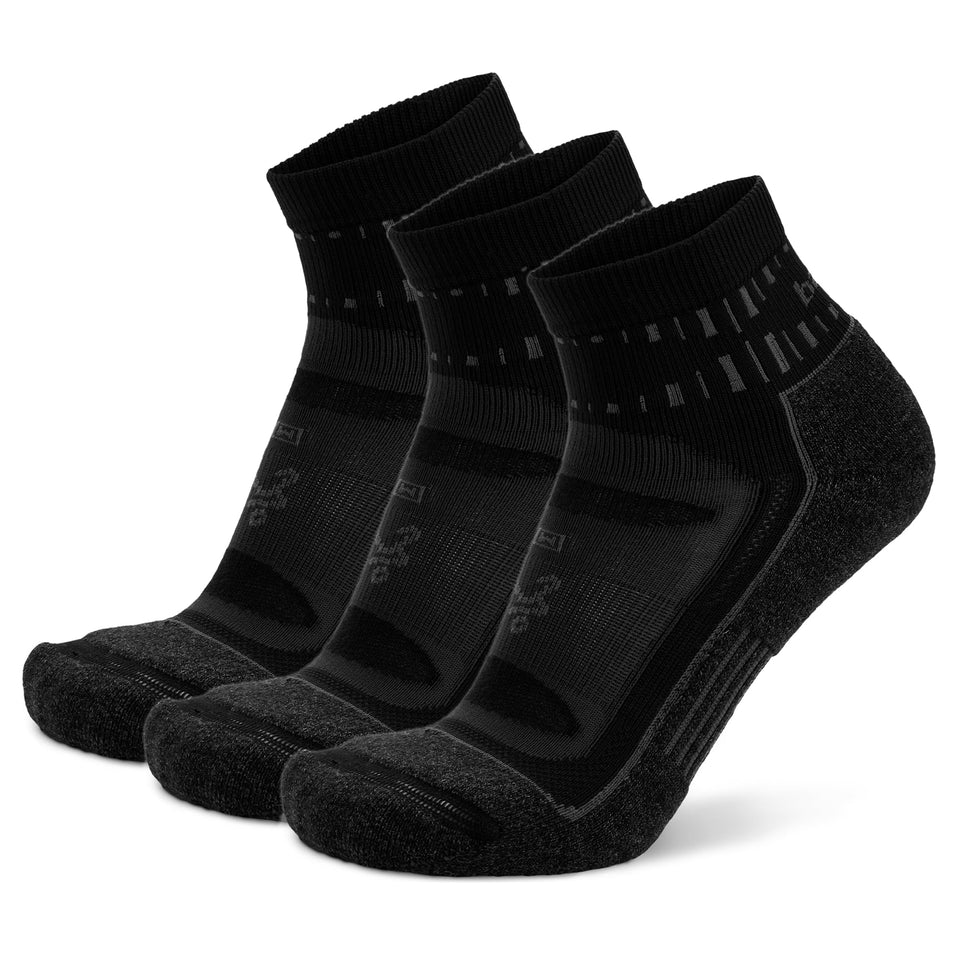 Balega Blister Resist Quarter Sock front view highlighting fit and color