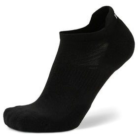 Balega Golf No Show Tab Socks with Drynamix moisture-wicking in action