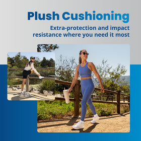 Balega Hidden Comfort close-up stitching highlights durable construction