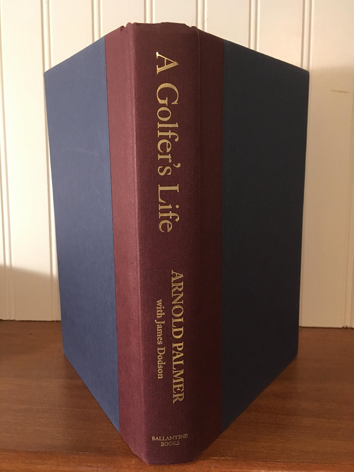 Ballantine Books A Golfer's Life cover image featuring Arnold Palmer for golf fans.