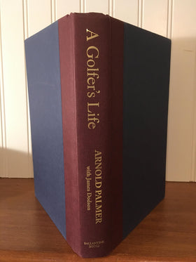 Ballantine Books A Golfer's Life cover image featuring Arnold Palmer for golf fans.