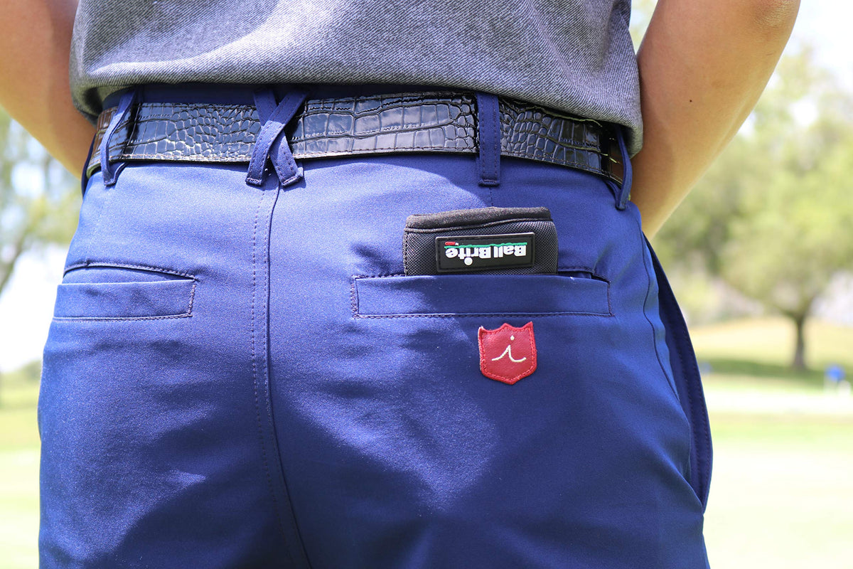 BallBrite is machine washable for easy maintenance after rounds