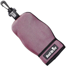 BallBrite pocket washer on the green for quick ball cleaning during play
