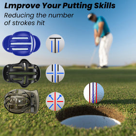 BAPOTH golf divot tool with magnetic marker repairs green dents and marks ball position.