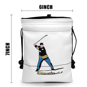 Barudan Golf clip-and-hang feature keeps the pouch accessible on your bag.