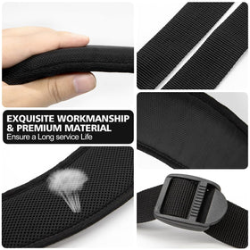 Barudan Golf Bag Strap breathable material helps keep you cool on the course