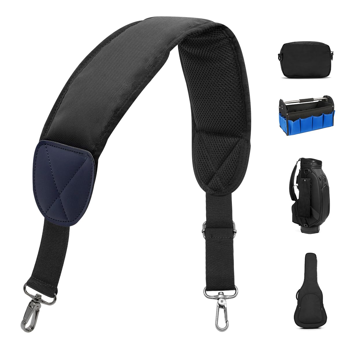 Barudan Golf bag strap universal-fit shows compatibility with most bags