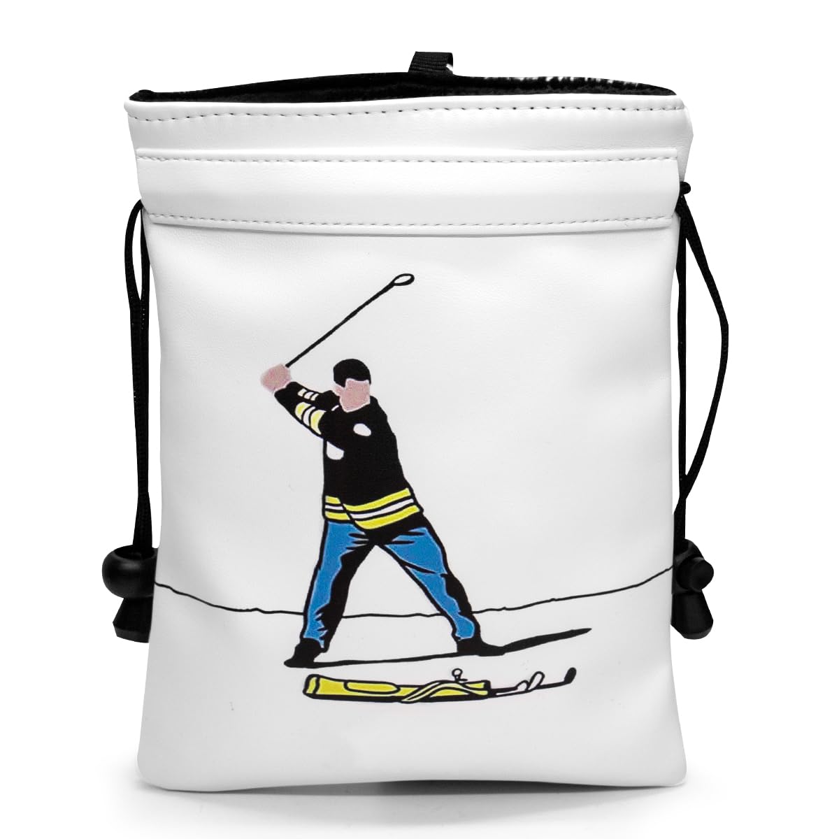 Barudan Golf funny valuables bag with drawstrings on a bag keeps essentials organized.