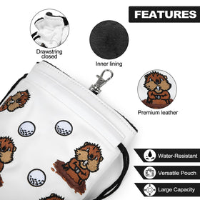 Barudan Golf gift-ready pouch with US flag design appeals to patriotic golfers.