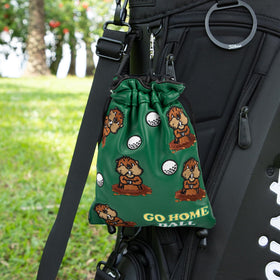 Barudan Golf valuables pouch with clip on bag keeps essentials secure during rounds.