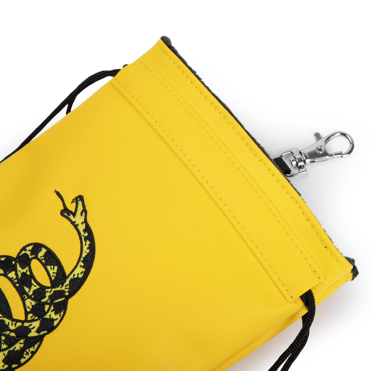 Barudan Golf PU leather pouch showing waterproof surface for easy cleanup