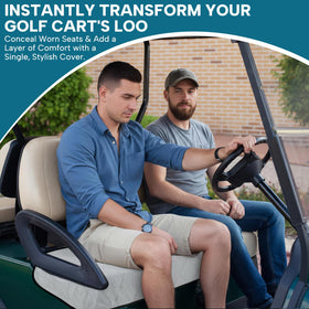 Barudan Golf seat cover easy-care cleaning for busy golfers