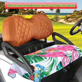 Barudan Golf Flamingo seat cover makes a thoughtful gift for golfers