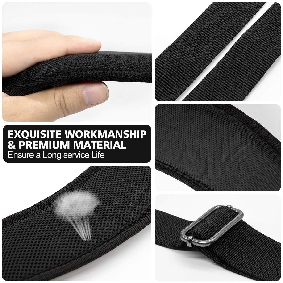 Barudan Golf durable Oxford fabric and breathable mesh support daily use.