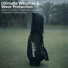 Barudan Golf universal bag cover fits multiple bag types for a dry ride
